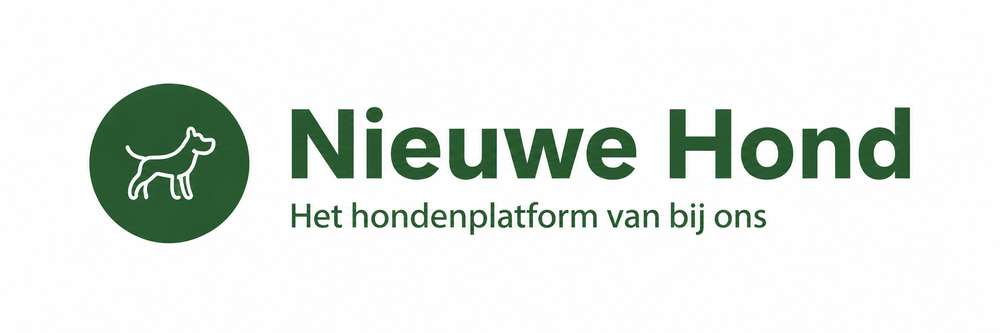 Nieuwe Hond logo horizontaal met slogan