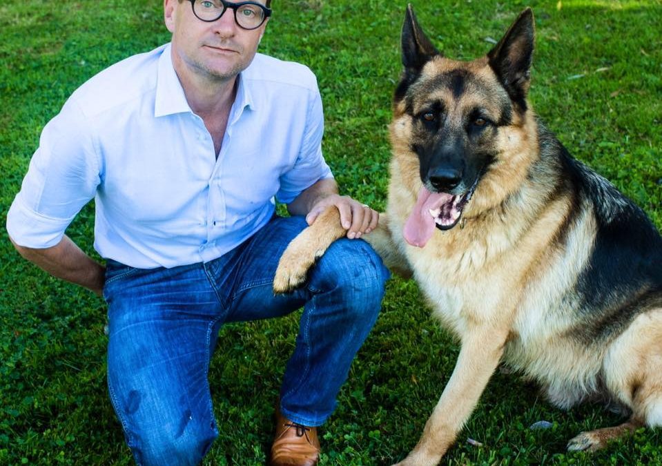 Minister Ben Weyts en hond Jerry