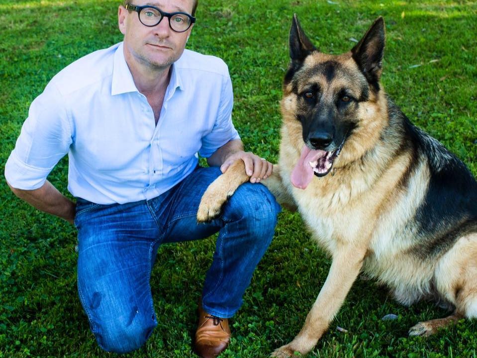 Minister Ben Weyts en hond Jerry